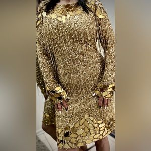 Luxury and custom dress, amazing material